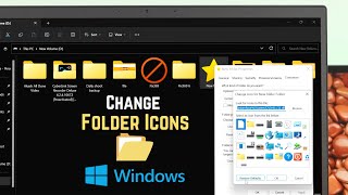 Windows 11 How to Change a Default Folder icon [upl. by Enitram]