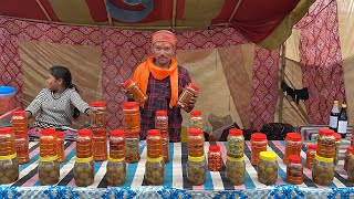 Uttarakhand ka special homemade Aachar ka variety  Most unique Indian pickles  Chakarpur ka Mela [upl. by Lajib618]