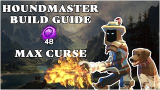 Strong houndmaster build for max difficulty 48 Curses  Soulstone Survivors [upl. by Anibas]