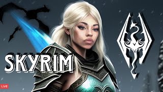 Skyrim LIVE Quests amp Chatting BUGGED Quests [upl. by Groot740]