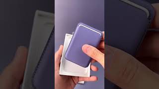 Apple wallet unboxing apple applewallet iphone unboxing oddlysatisfying satisfying [upl. by Atikihs]