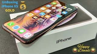 UnBoxing iPhone XS Gold  256GB [upl. by Lancelle985]