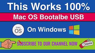 How to create macOS Bootable USB on Windows [upl. by Kellen]