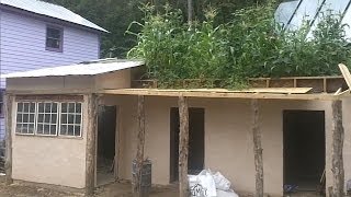 12000 Tiny House Earthship w Roof Top Garden  Off Grid Tiny Home [upl. by Christen]