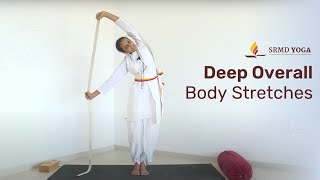 Deep Stretches with a Yoga Belt  Follow Along  SRMD Yoga [upl. by Repsihw497]