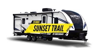 253RB Sunset Trail Super Lite By Crossroads RV  WalkThrough  Family RV [upl. by Annayhs98]