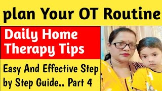 How to Plan Your Daily Occupational Therapy at Home Step by Step Guideasdautism [upl. by Rosemare]