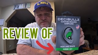 DECIBULLZ CUSTOM EARPLUGS REVIEW Made in the USA Decibullz [upl. by Sparks948]