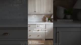 FAQ What is our Pantry Backsplash Tile with ANSWER shorts kitchen diy [upl. by Refotsirc]