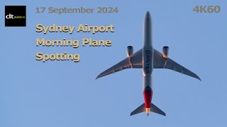 Sydney Airport Plane Spotting Sep 2024 Part 2  4K60 [upl. by Enyawad]