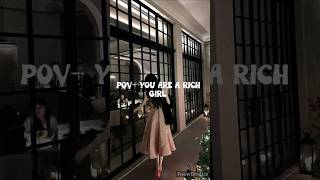 Pov you are a rich girl shorts shortvideo rich girl queensisters [upl. by Amees]