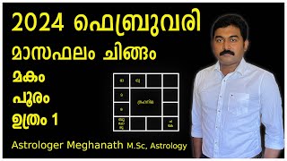 chingam february 2024 monthly predictions in malayalam [upl. by Donica]