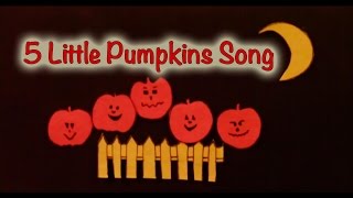 Halloween songs for children  5 Little Pumpkins  Littlestorybug [upl. by Barnabas]