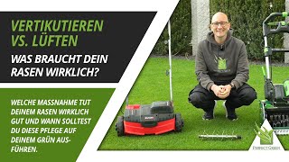 🌱 Rasen vertikutieren VS lüften  Welche Maßnahme tut deinem Rasen gut 🌱 [upl. by Micco]