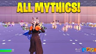 VAULTED ITEMS in Fortnite Creative MAP CODE OG Mythics [upl. by Brause707]