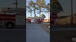 Havelock Ladder 231 responding to a automatic fire alarm [upl. by Ummersen]