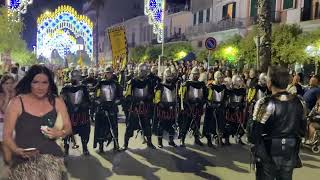 Festa Patronale Bernalda 230824  Corteo storico gruppo archibugieri di Cava dei Tirreni [upl. by Htebizile]