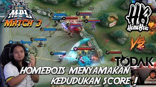 HOMEBOIS VS TODAK PLAYOFF MATCH 3 MPL MY S11 [upl. by How]