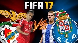 FIFA 17 quotO CLÁSSICOquot  BENFICA vs PORTO  PREVISÃO [upl. by Llerdna21]