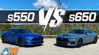 Old vs New  How Does the 2024 Ford Mustang GT Compare to the S550 [upl. by Oileve]