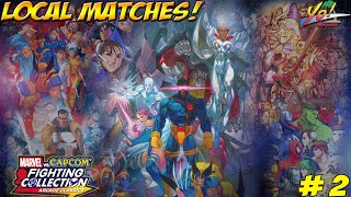 Marvel vs Capcom Fighting Collection Arcade Classics Local Matches Part 2  YoVideogames [upl. by Ivette]