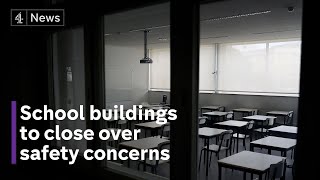 More than 100 schools in England ordered to close buildings due to unsafe concrete [upl. by Ahsok]