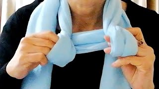 ♥【ストールの巻き方】フロントループアレンジ４ how to wear a scarf with front loop 4 ways [upl. by Blackmore3]