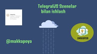 TelegrafJs da Scenelar Sahnalar bilan ishlash  scenes nodejs telegrafjs [upl. by Trilbie471]