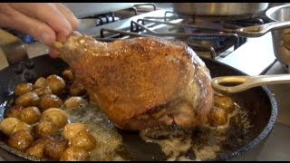 Recette gigot dagneau et ses ptites pommes de terre [upl. by Latia]