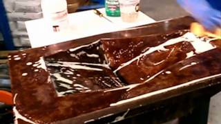 How To Acid Stain a Concrete Countertop and Sink [upl. by Luapsemaj]