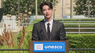 SEVENTEEN세븐틴  Goodwill Ambassador for Youth Nomination Ceremony  UNESCO [upl. by Sateia]