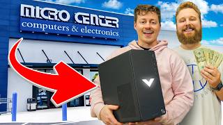 Buying The CHEAPEST Gaming PC From Microcenter [upl. by Alleahcim]