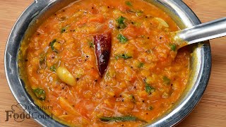 Tomato Dal Recipe Tomato Pappu [upl. by Luehrmann]