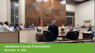 Hardeman County Commission November 12 2024 [upl. by Seema833]