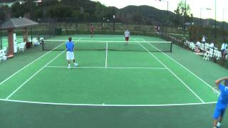 Jan 15 2011 UCLA Vs Stanford doubles at Sherwood CC [upl. by Ress]