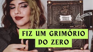 DIY Como fazer um GRIMÓRIO do ZERO [upl. by Ardekal732]