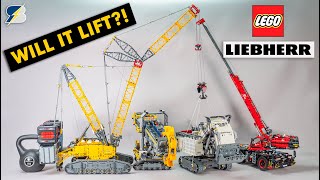 Will it lift LEGO Technic Liebherr LR 13000 extreme load test comparison and price evaluation [upl. by Rednaskela]