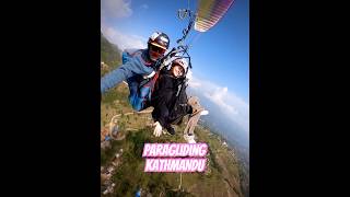 Paragliding In Kathmandu paragliding shorts youtubeshorts trending explore nepal fyp foryou [upl. by Hawley]