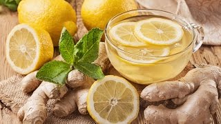 Immune Booster 2 Minute Lemon Ginger Tea [upl. by Nottarts]