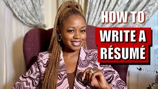 How to Write a Resume [upl. by Annoyed374]