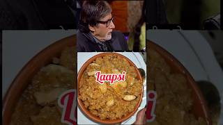 Amitabh ji ki Birthdays Special dish Laapsi Laapsi recipe trending youtubeshorts shortsfeed [upl. by Hadlee309]