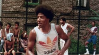 Dr J at Harlems famed Rucker Park [upl. by Gnaig954]