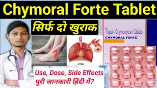 Chymoral forte tablet uses in hindi  trypsin chymotrypsin tablet uses in hindi  chymoral forte [upl. by Yanej]