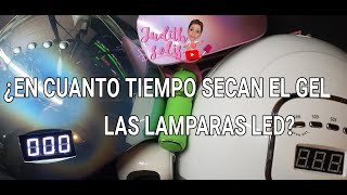 ¿EN CUANTO TIEMPO SECAN EL GEL LAS LAMPARAS LED [upl. by Kurth]