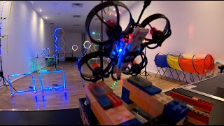 Tiny Whoop Launch Control  Race Practice  ThrottleUp Arena [upl. by Ydnyl540]