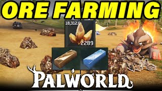 BUILD A PALWORLD ORE MINING BASE IMMEDIATELY Best Palworld Ore and Ingot Guide [upl. by Valina133]