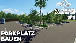 Parkplatz bauen  Planet Coaster 2 Sandbox Speedbuild  1 [upl. by Eintruoc]