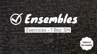 Ensembles  Exercice 11 1bac Sm [upl. by Malynda]