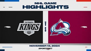 NHL Highlights  Kings vs Avalanche  November 13 2024 [upl. by Nedi]