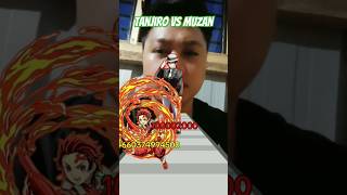 Tanjiro vs Muzan fight IQ tanjiro showdown shorts [upl. by Anatnas]